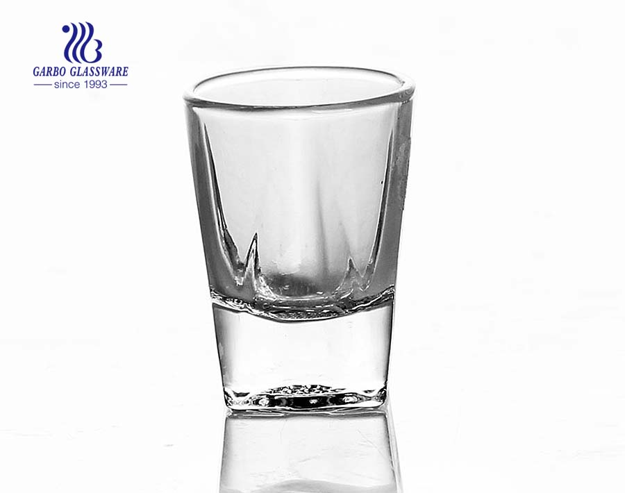 60ml Machine made transparent wine shot glass