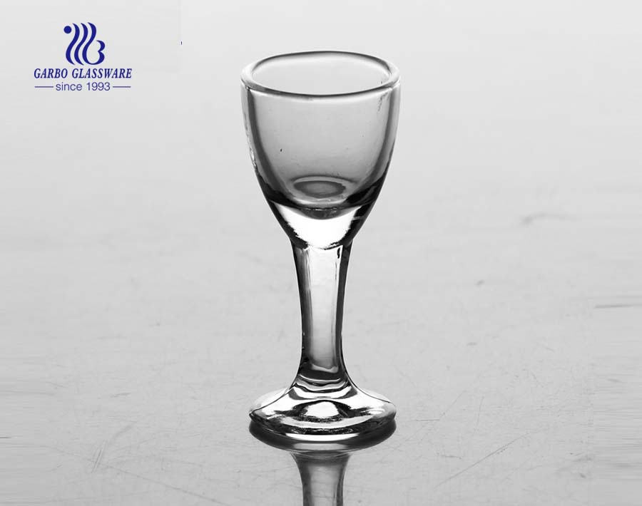 60ml Machine made transparent wine shot glass