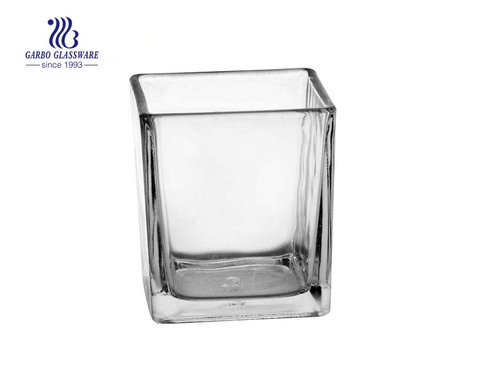 Square Glass Candle Holders