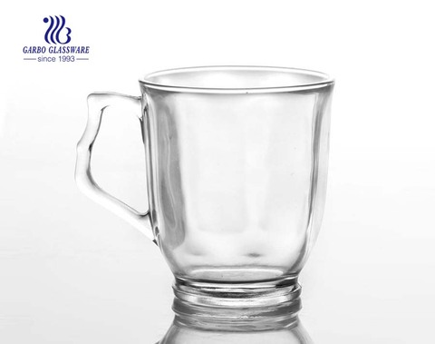 10oz water glass with handle 