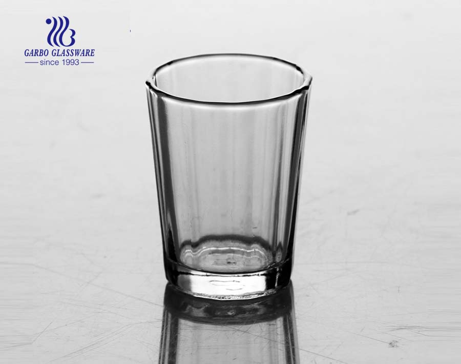 China 2.5oz clear shot glass for whisky from Professional supplier