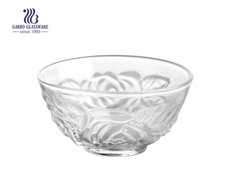 frosted 4.5 inch glass sweet bowls