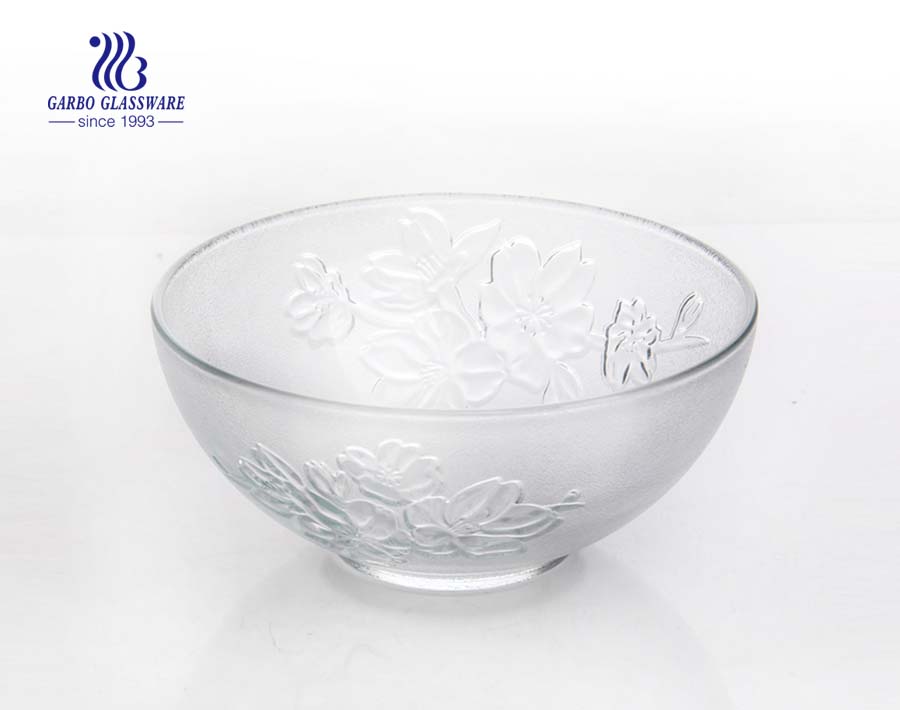 frosted 4.5 inch glass sweet bowls