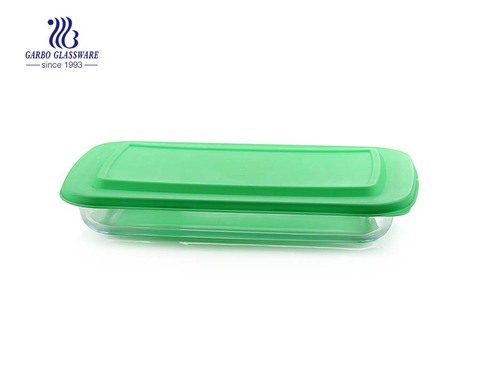 2.2L Baking glass dish with ear for oven safe 