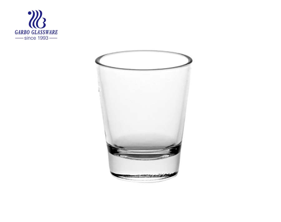 2.5oz Transparent engranved shot glass for wine drinking