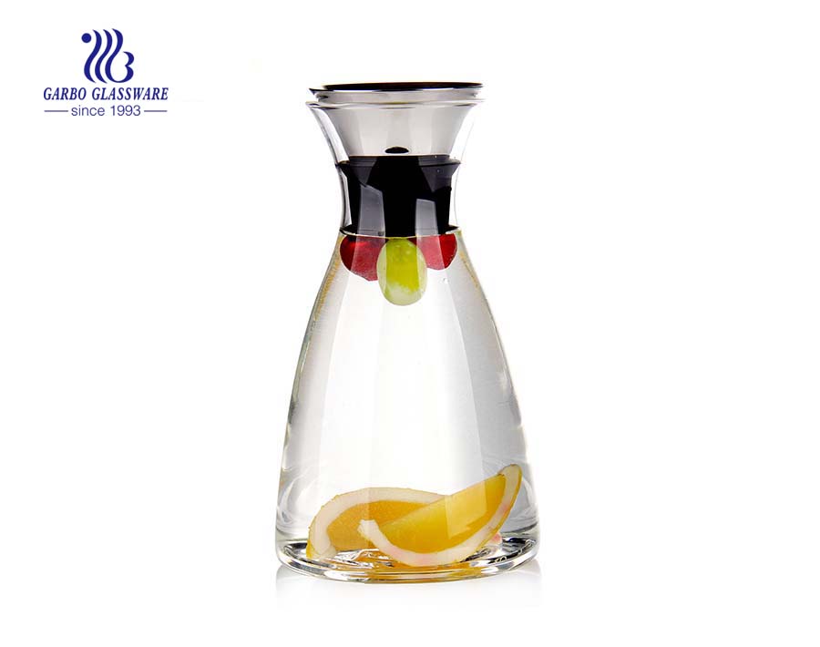 1.6l glass water jar wholesale decorative