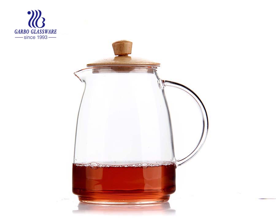 1.6l glass water jar wholesale decorative