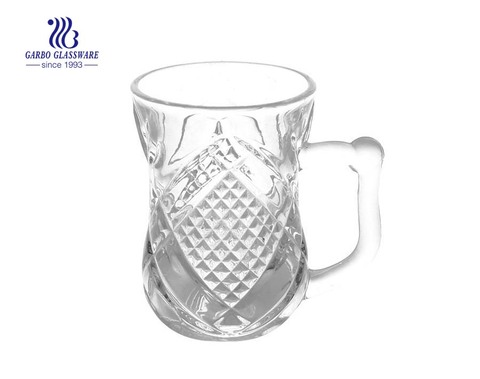 75ml small tea glass with handle