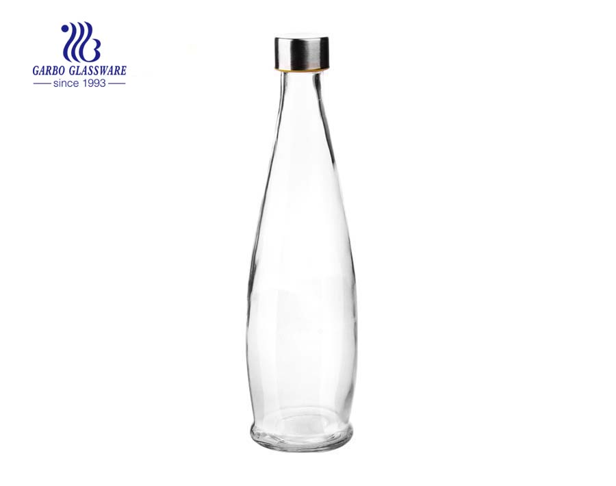 1L High quality machine made spray color glass bottle