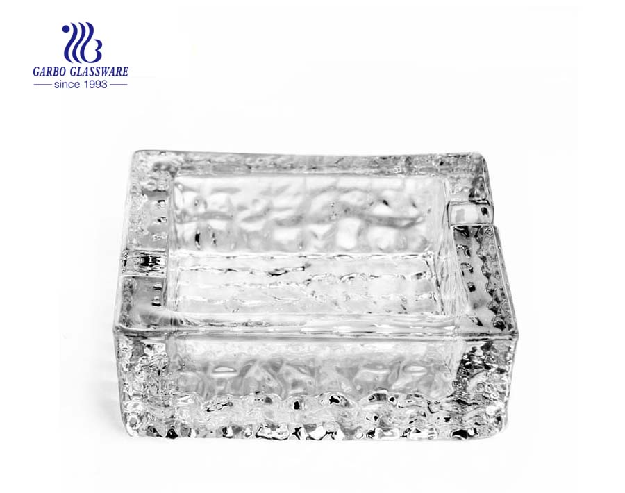 square shape glass ashtray manufacturer