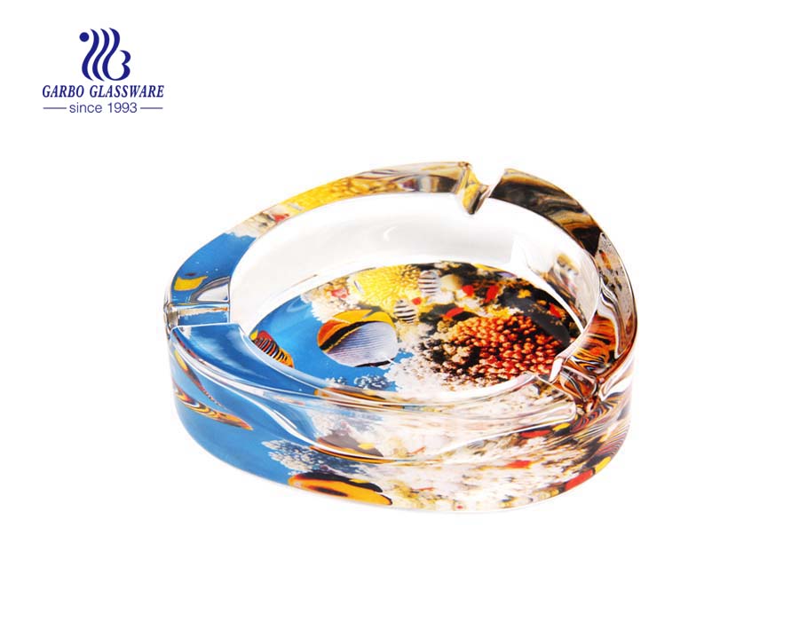 color glass ashtray supplier