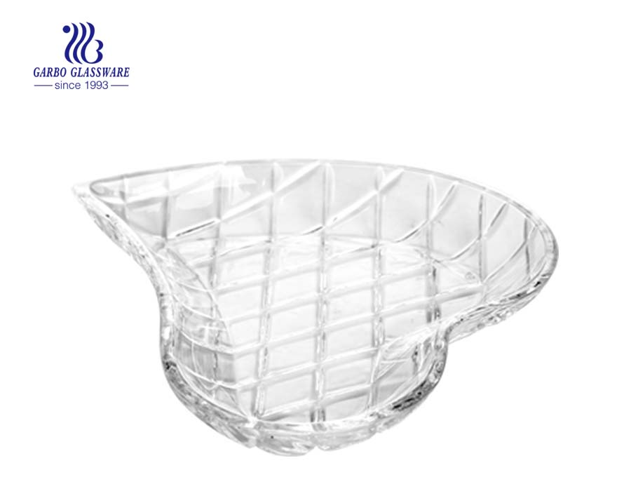 7.2 inch round glass cake plate 