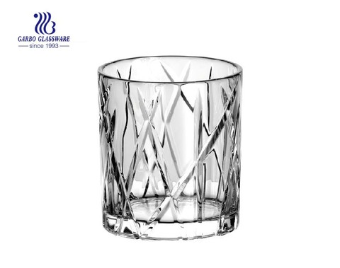 New design 10oz glass whisky wine tumblers