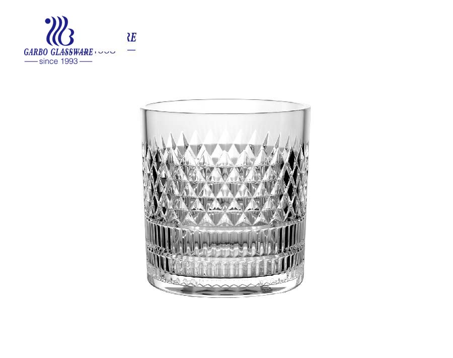 New design 10oz glass whisky wine tumblers