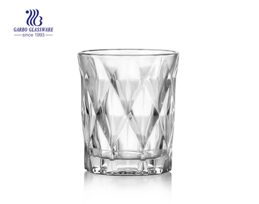 New design 10oz glass whisky wine tumblers