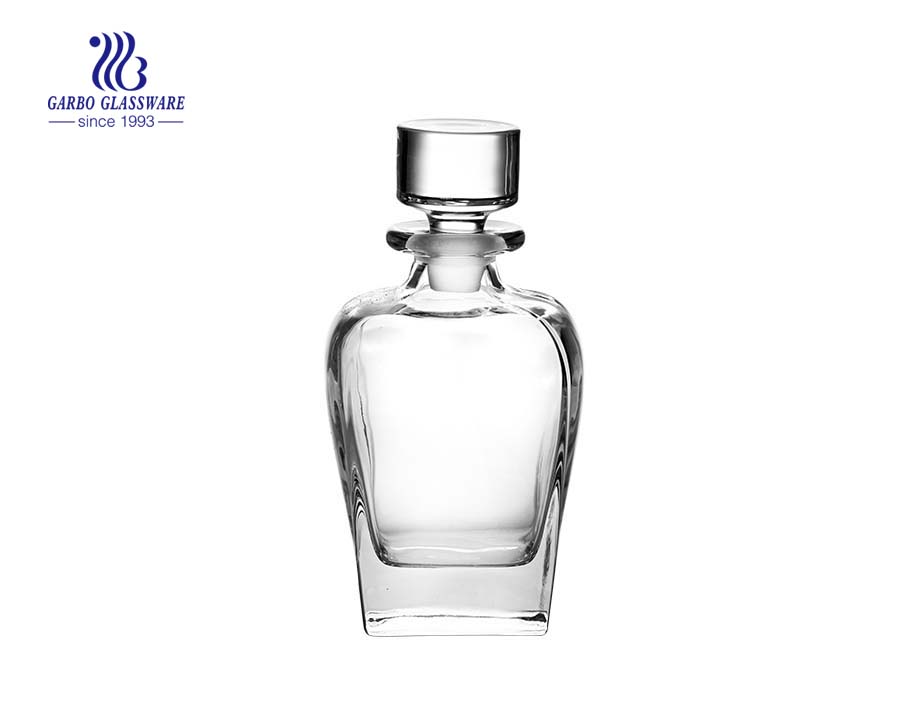 800ml high end irregular glass decanter bottle 