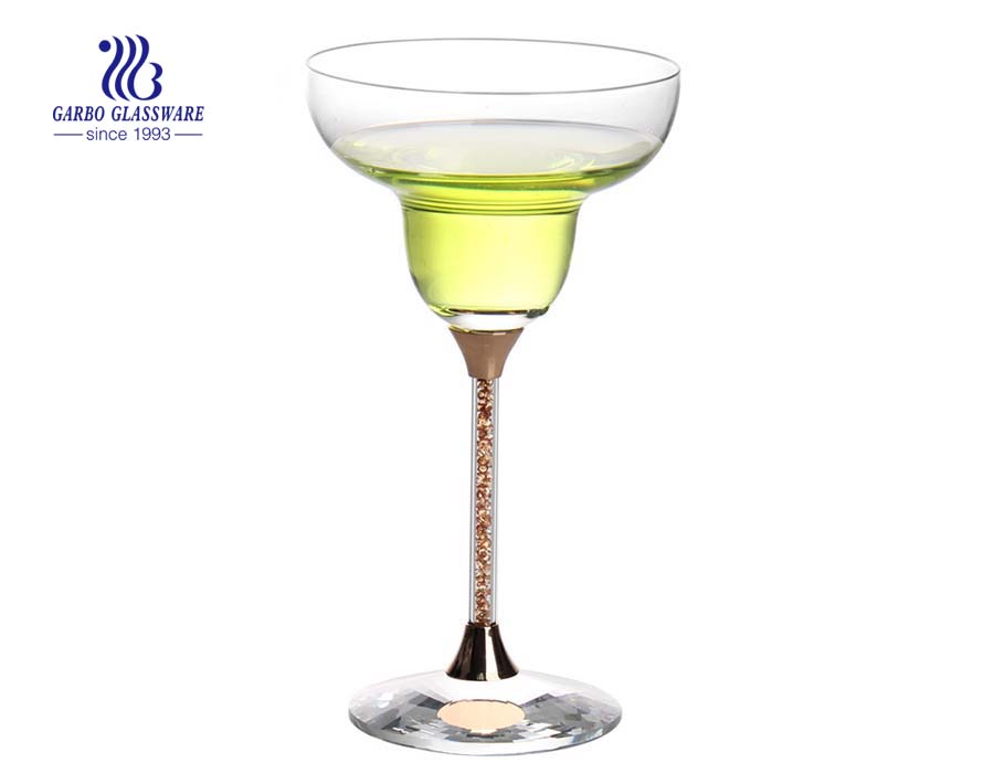 Margarita cocktail 200ml glass cup with stem mexican glassware wholesale gin glass