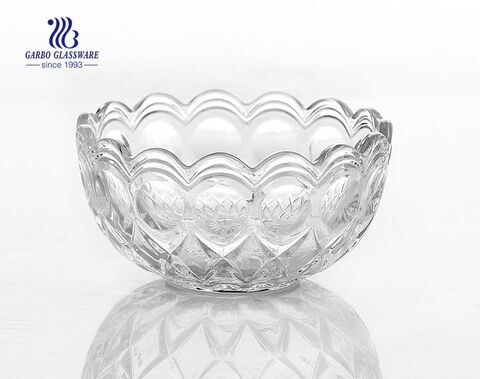 4 inch modern clear glass sweet bowls for food