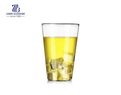 600ml Heat resistant single wall pyrex glass tea cup 