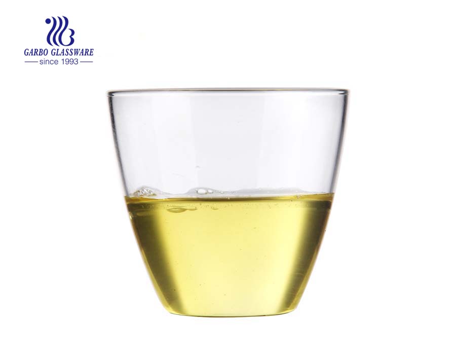 600ml Heat resistant single wall pyrex glass tea cup 