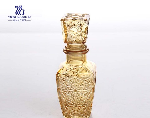 Trung Quốc màu vàng giá rẻ quà tặng thủy tinh Decanter