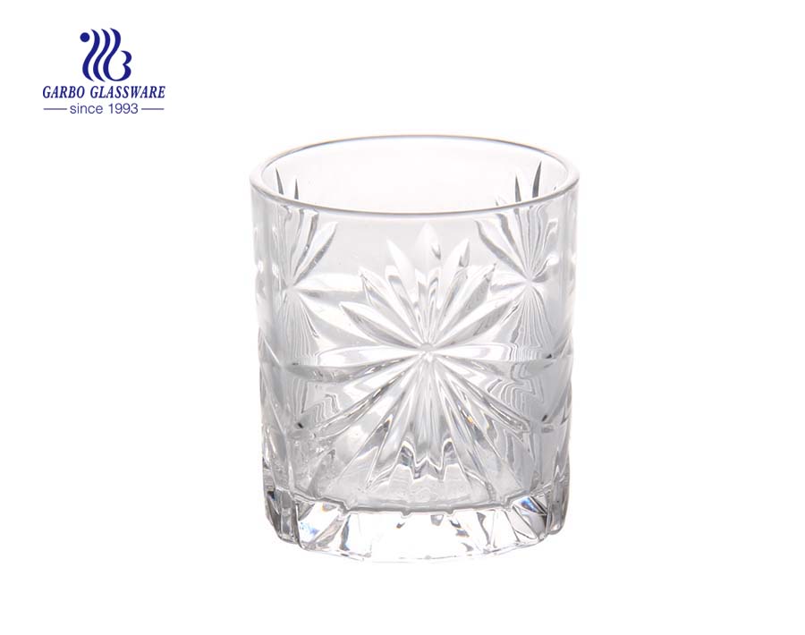 New Europe style glass whisky tumblers with factory price