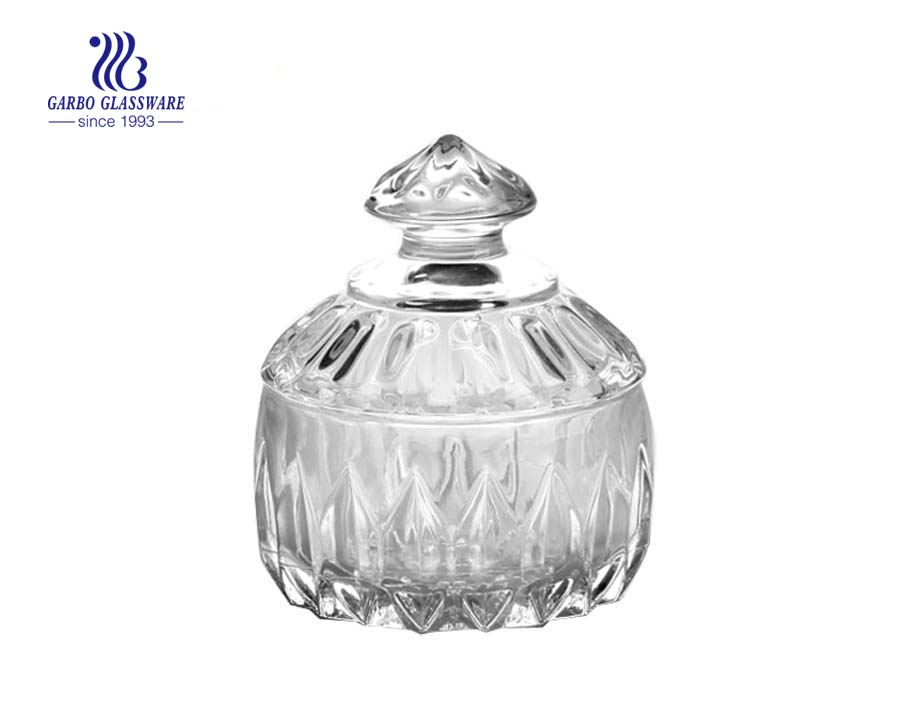 Perfume Shape Cheap Glass Candy Pot