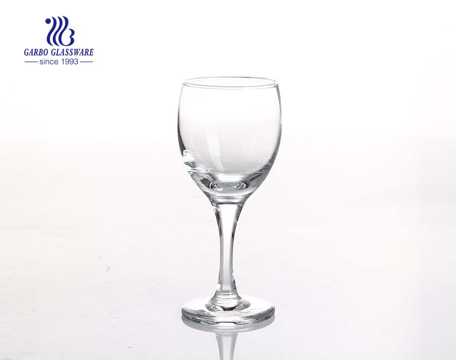 Copa de vino tinto grande de 320 ml con fabricante de tallo