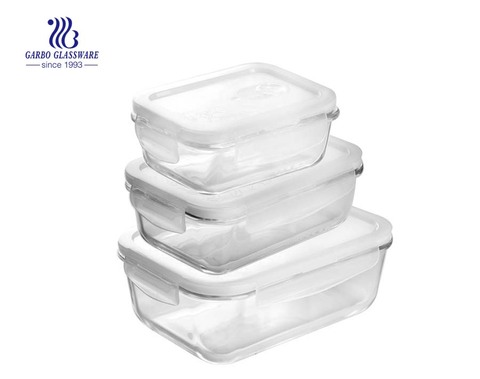 3 Stück Glas Lunchbox Set für den Heimgebrauch