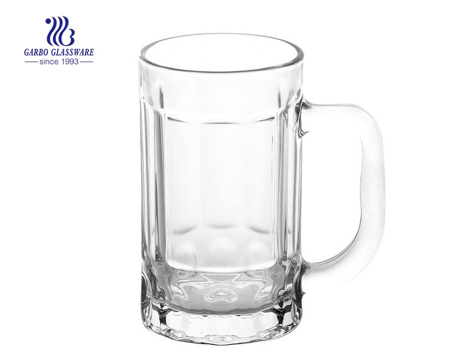 400ml large beer glass with handle Factory China