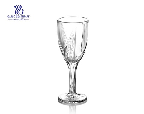 wine glass goblet with footed for juice drinking