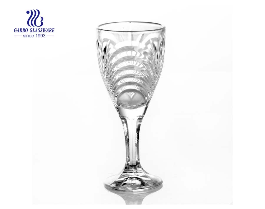 wine glass goblet with footed for juice drinking