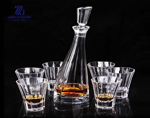 China whisky decanter set with whiskey cups