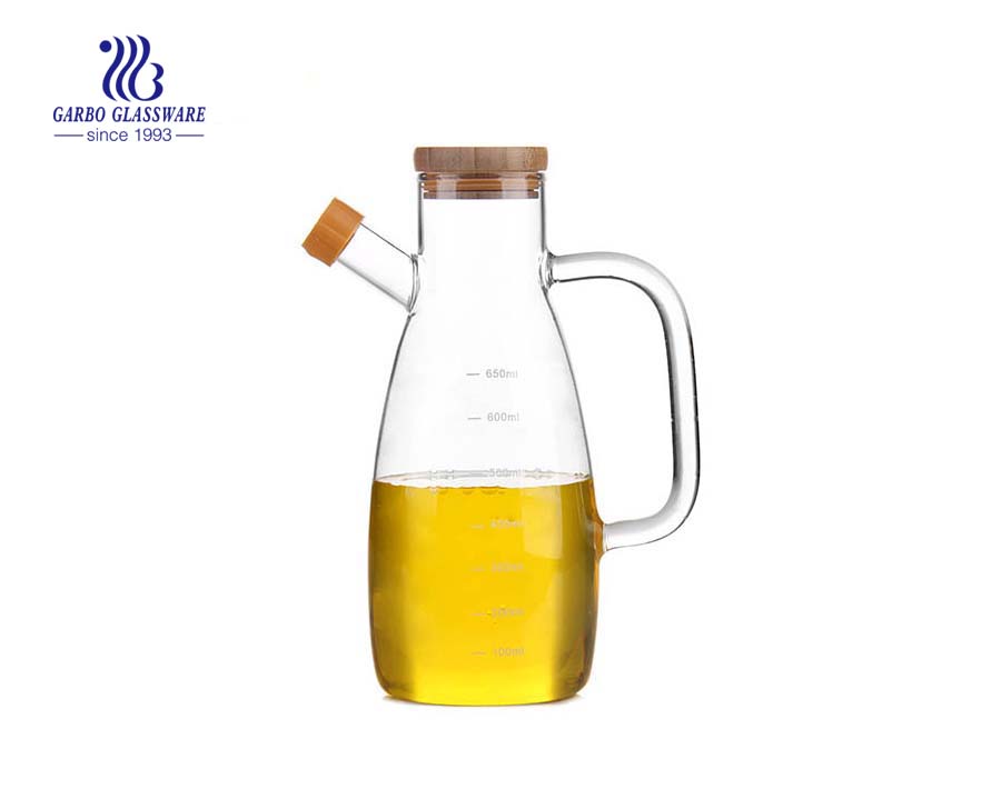 550 مل يوميا تستخدم زجاجة زيت زجاج بيركس زجاج المنزل