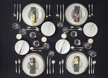 Complicated for me to know table setting-placement of glassware