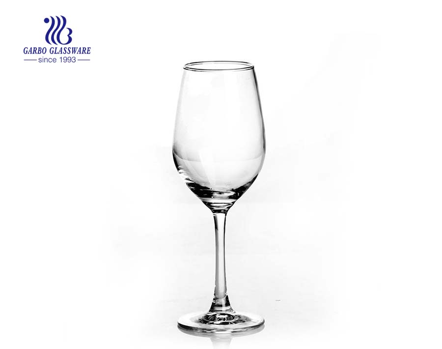 China factory big capacity glass goblet with stem gin glass