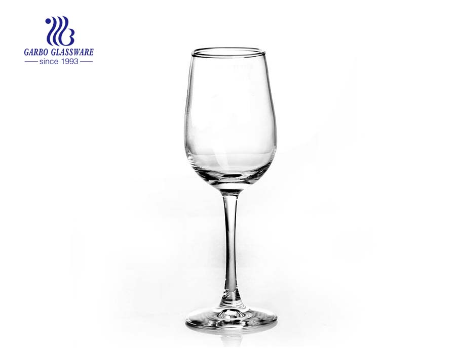 China factory big capacity glass goblet with stem gin glass