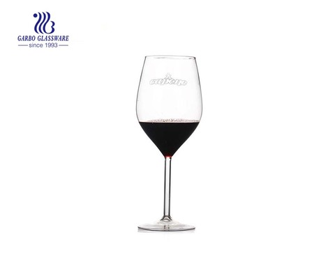 Copa de vidrio de vino tinto de cristal Pyrex sin plomo