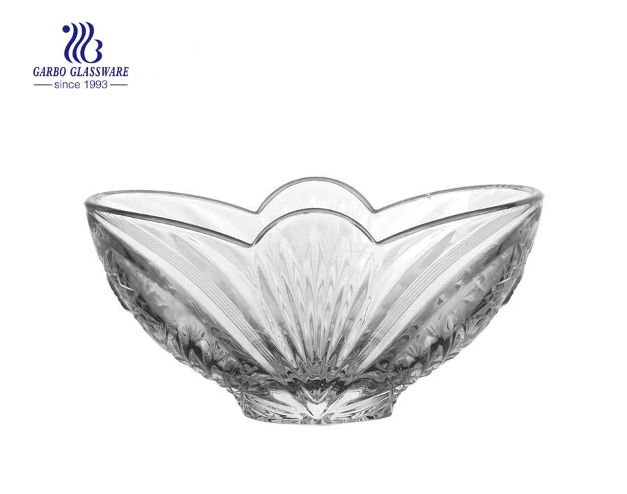 8.46'' Glass bowl with Angelica design