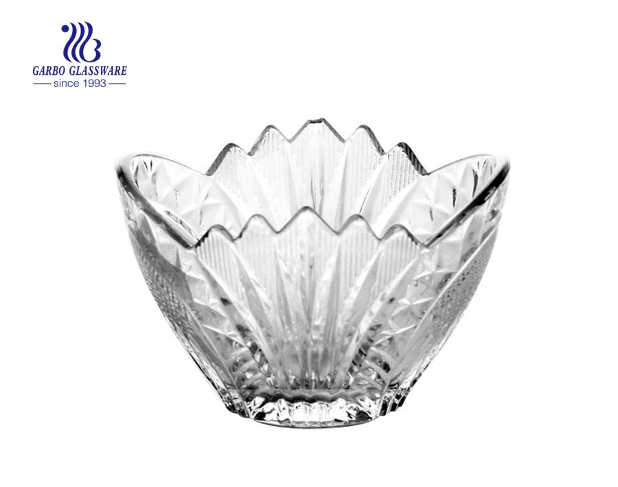 8.46'' Glass bowl with Angelica design