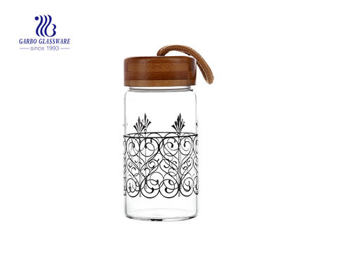 1.6l glass water jar wholesale decorative