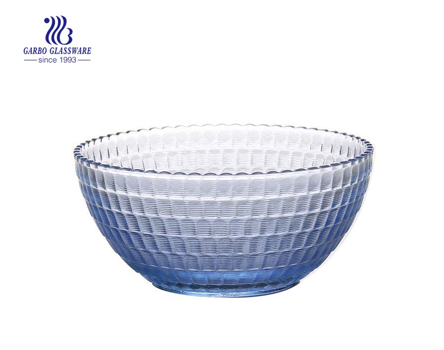 Wholesale Cheap Crystal Decorative Flower Shape Clear Glass Salad Bowl