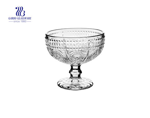 Manufacturer Hot Sale Ice Cream Dishes Glass Cup
