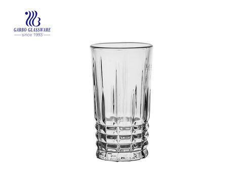 9OZ glass high ball tumbler for juice and wine drinking