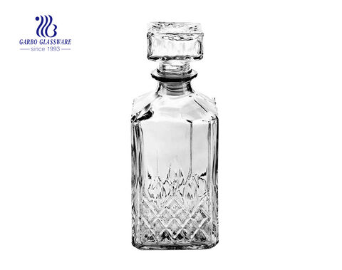 Glass Drinkware Type and CE/EU Certification crystal whisky decanter for home and restaurant use