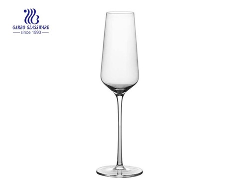 New 12oz glass wedding stemware lead free champagne glass