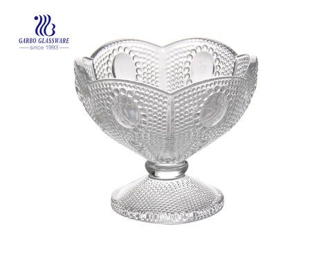 Hot Selling Unique Design Glass Ice Cream Desert Cup Supplier