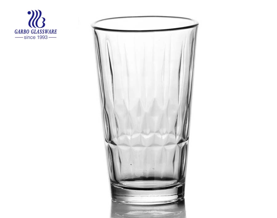 Vaso de agua de vidrio de 7 oz para uso doméstico