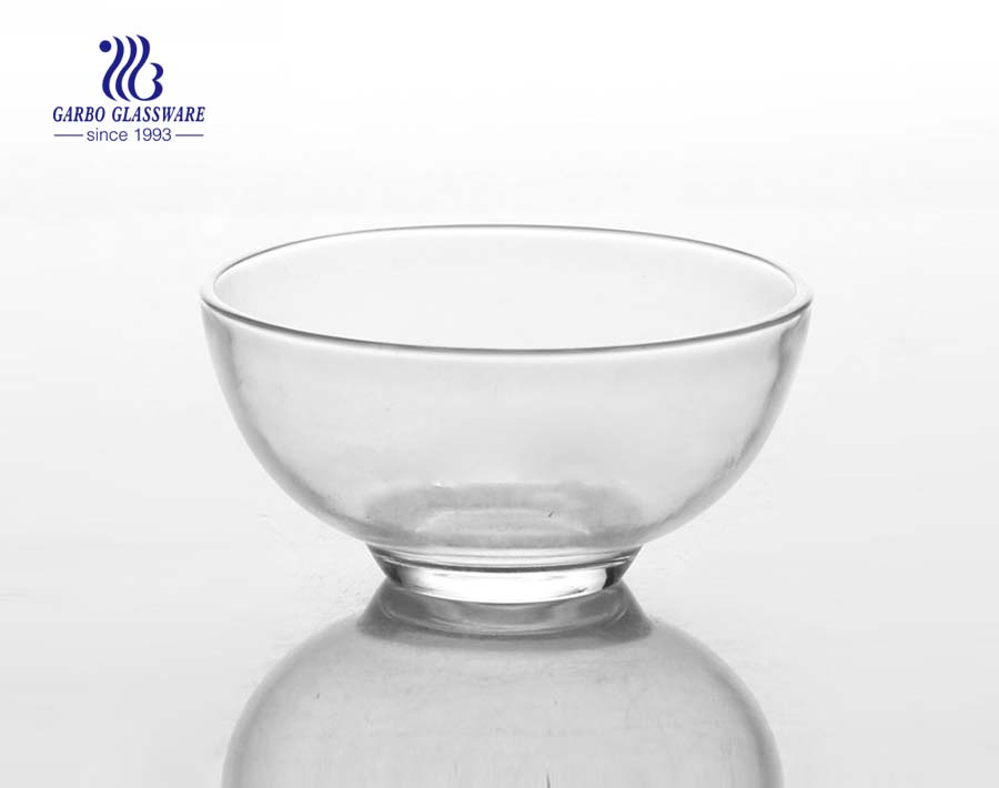 Neues Design 6 Zoll Tartan Crystal Glass Bowl für Lebensmittel enthalten