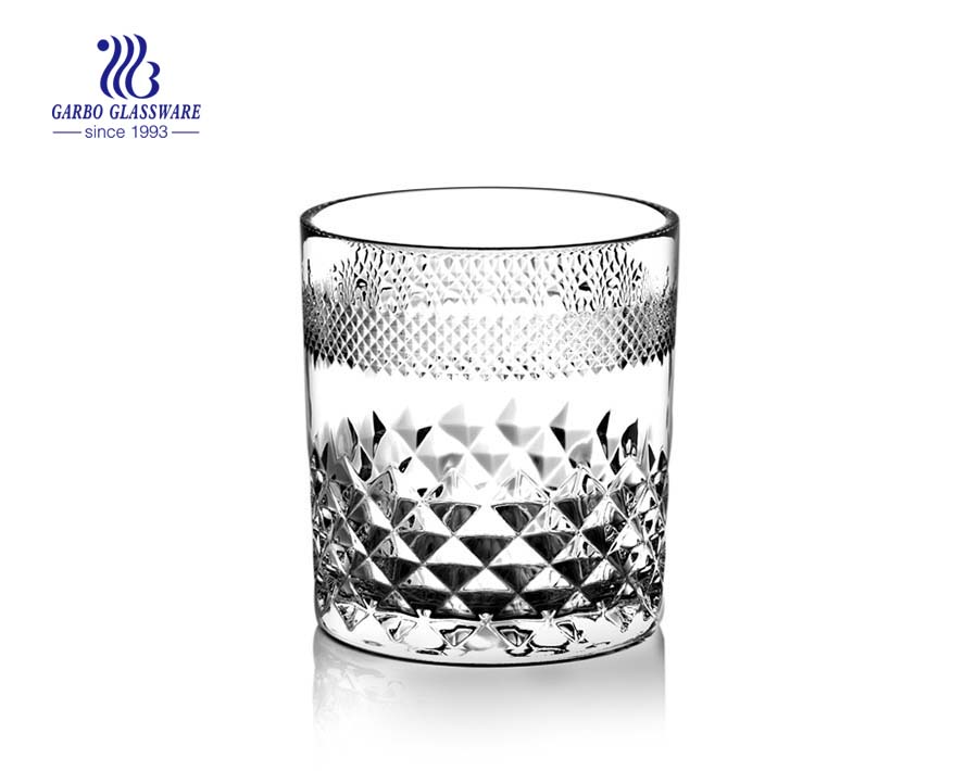 Vaso de whisky grabado de 11 oz para beber vino